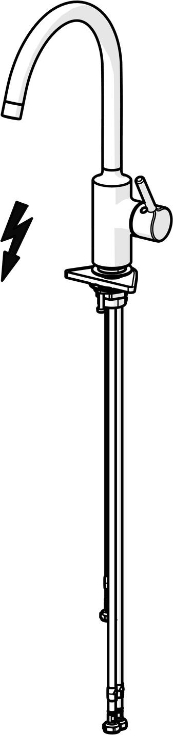 Hansa Einhand-Küchenarmatur Niederdruck „Vantis“ Ausladung 247 mm in chrom Hansa Einhand-Küchenarmatur Niederdruck „Vantis“ Ausladung 247 mm in chrom