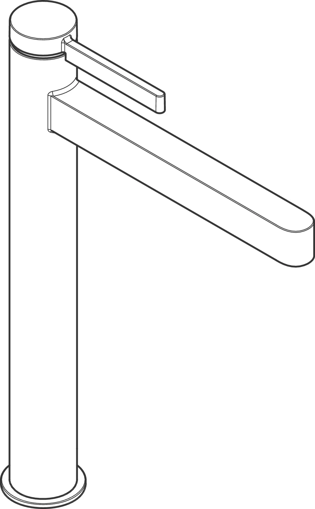 Hansgrohe Finoris Einhebel-Waschtischmischer 260 Chrom, Ausladung 208 mm, Auslaufhöhe 264 mm, Laminarstrahl, max. Durchfluss 5 l/min Hansgrohe Finoris Einhebel-Waschtischmischer 260 Chrom, Ausladung 208 mm, Auslaufhöhe 264 mm, Laminarstrahl, max. Durchfluss 5 l/min