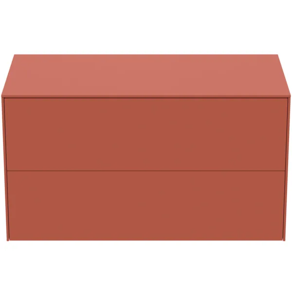 Ideal Standard Waschtischunterschrank Conca, 1002x505x550mm, Sunset, 2 Auszüge, Push-Open mit Softclose-Einzug