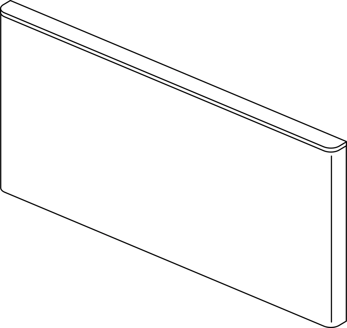 Ideal Standard Adapto Untere Schubladenfront Anthrazit matt lackiert 510 mm für Waschtischunterschrank
