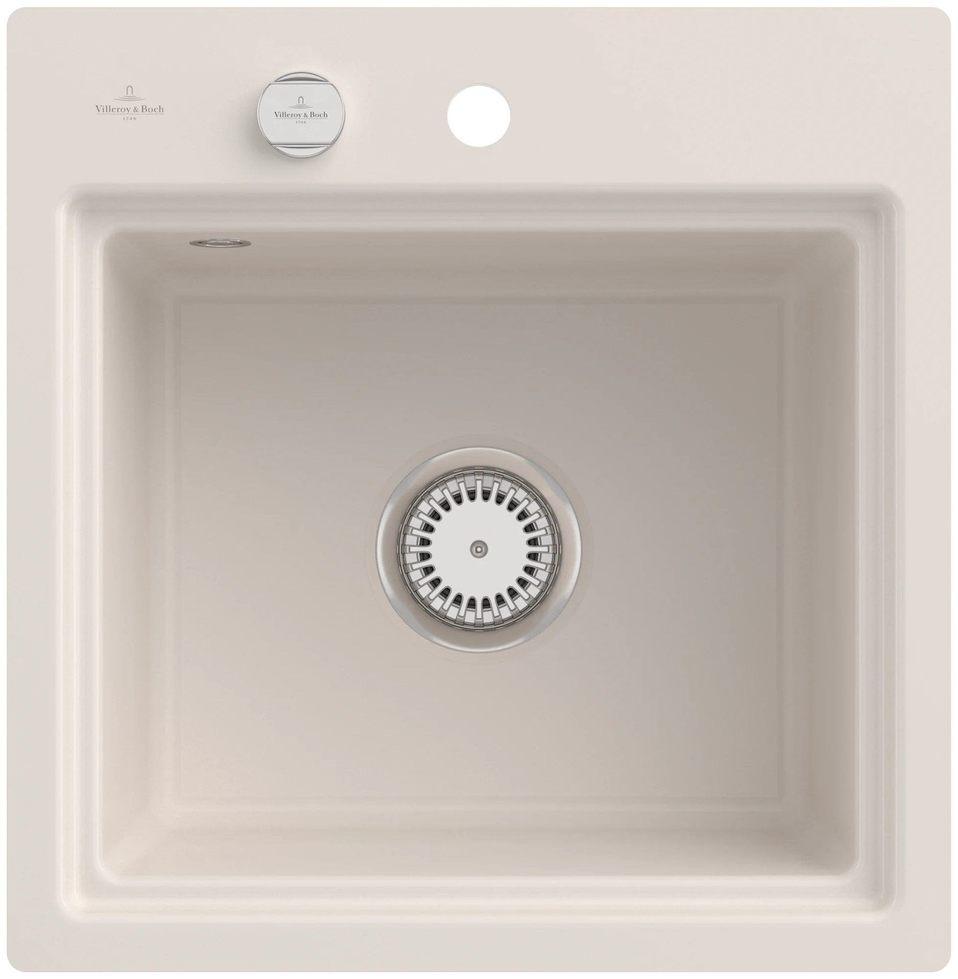 Villeroy & Boch flächenbündige Spüle Subway Style 50 S Flat Crema CeramicPlus 500x510mm 220mm Höhe Villeroy & Boch flächenbündige Spüle Subway Style 50 S Flat Crema CeramicPlus 500x510mm 220mm Höhe