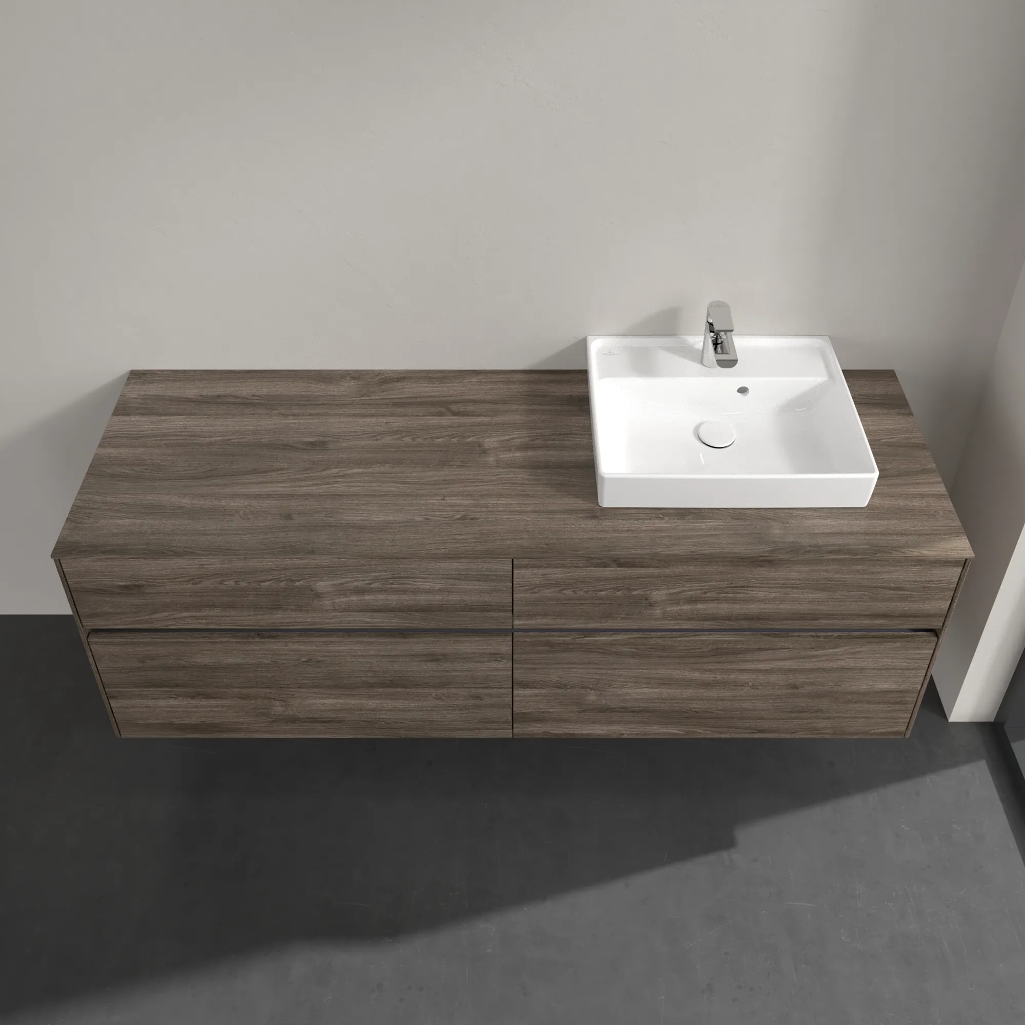 Villeroy & Boch Collaro Waschbeckenunterschrank 1600x548x500mm Stone Oak