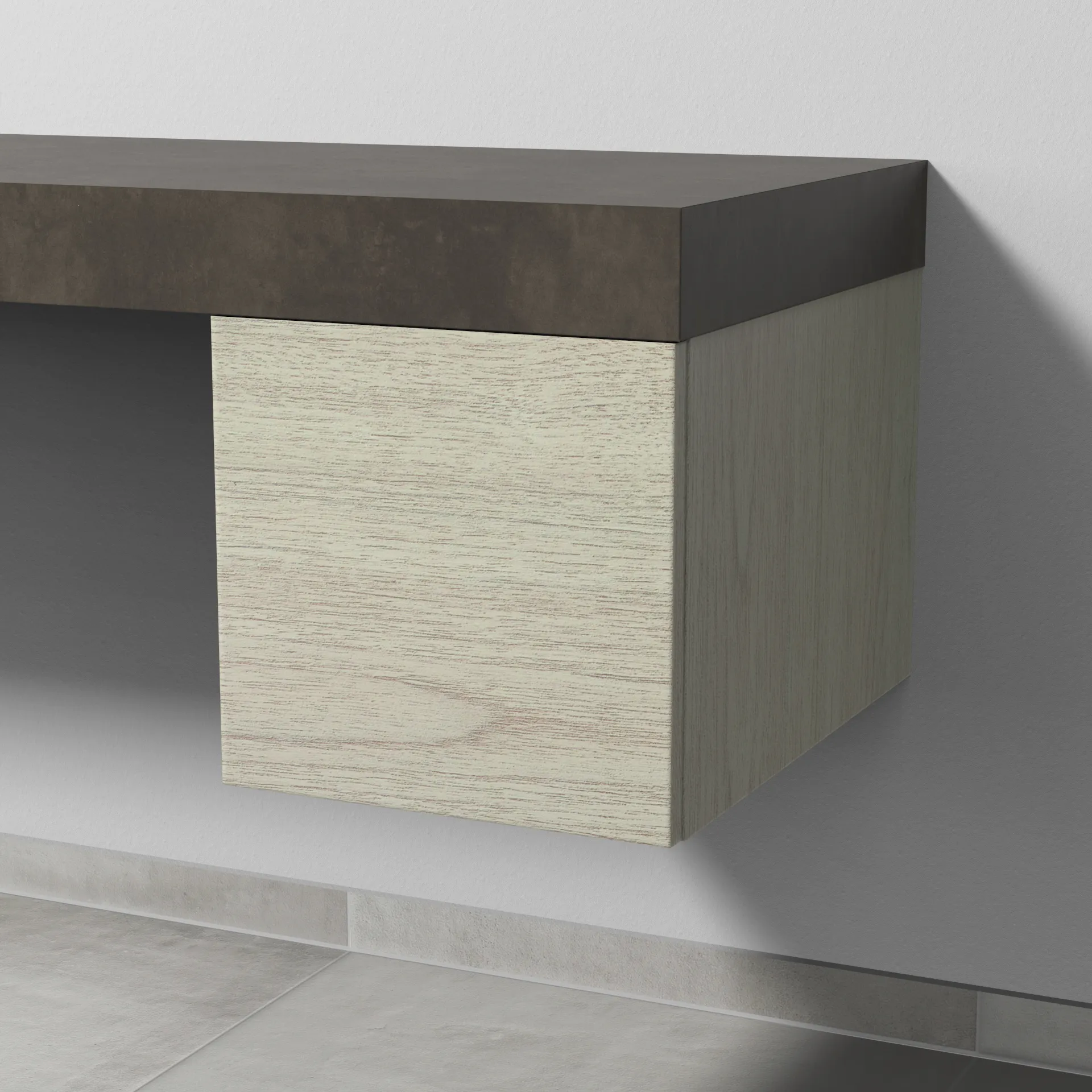 Sanipa Anbauschrank „2morrow“ 350 × 340 × 520 mm in White Oak