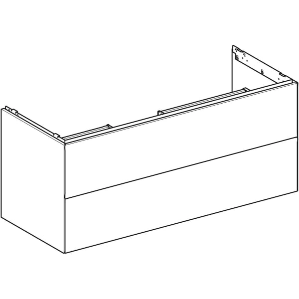 Geberit Waschtischunterschrank „ONE“ lava / lackiert matt