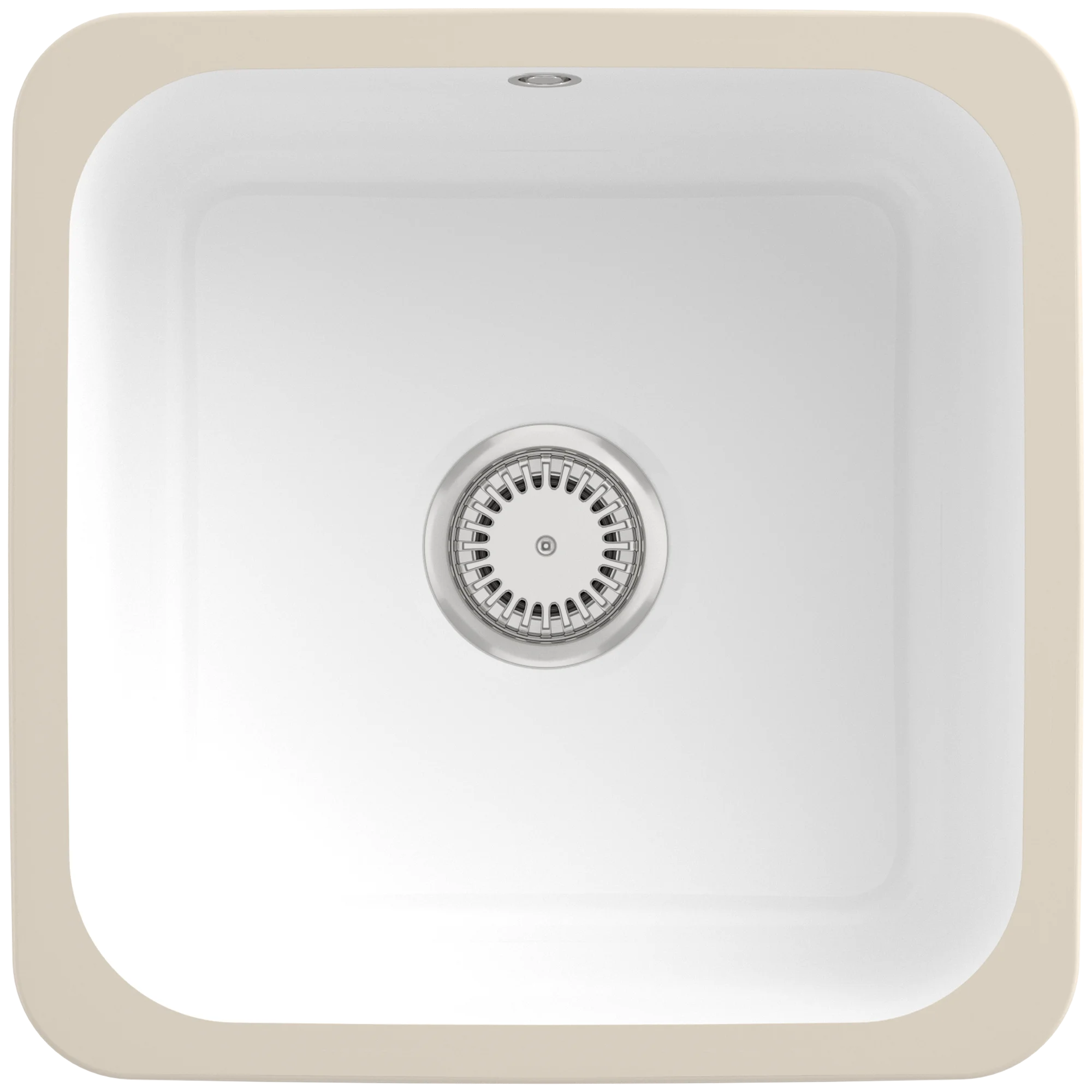 Villeroy & Boch Cisterna 50 Unterbauspüle, 445x445 mm, Weiß