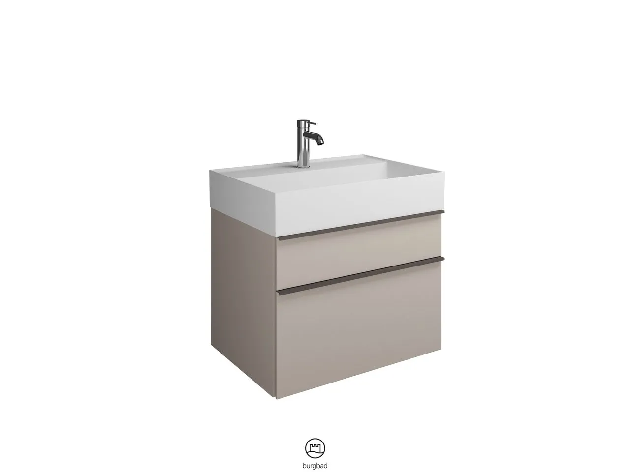 burgbad Badmöbelset „Yumo“ in Eiche Dekor Silber burgbad Badmöbelset „Yumo“ in Eiche Dekor Silber