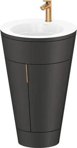 Duravit Waschtischunterschrank bodenstehend „Starck 1“ 56 × 86,4 × 60,5 cm in Weiß Seidenmatt Duravit Waschtischunterschrank bodenstehend „Starck 1“ 56 × 86,4 × 60,5 cm in Weiß Seidenmatt
