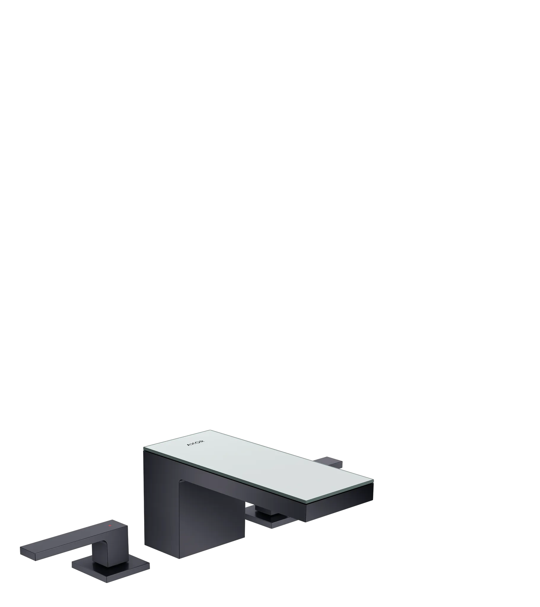 Hansgrohe AXOR MyEdition Mischer mit Platte 200 Glas, Spiegel Hansgrohe AXOR MyEdition Mischer mit Platte 200 Glas, Spiegel