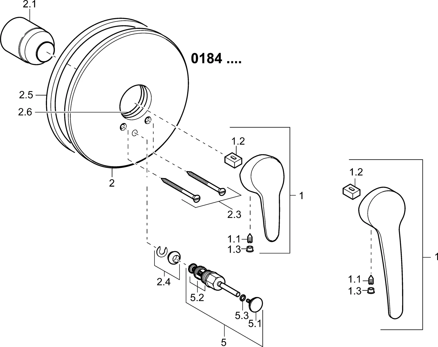 HansaMIX Einhebelmischer Fertigmontageset für Wanne/Brause Chrom HansaMIX Einhebelmischer Fertigmontageset für Wanne/Brause Chrom