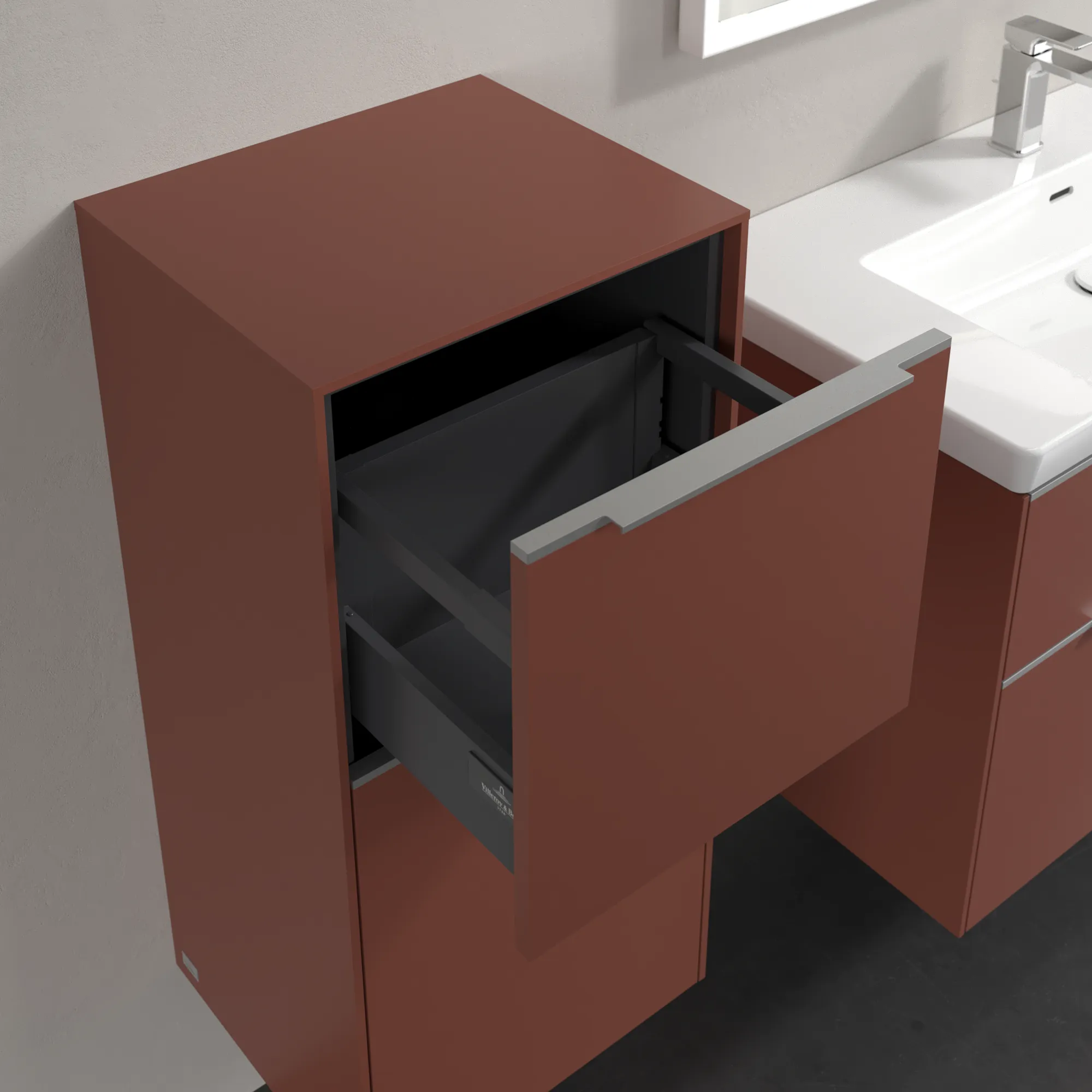 Villeroy & Boch Subway 3.0 Seitenschrank C59400, 400x860x362mm, Wine Red