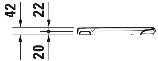 Duravit WC-Sitz „Starck 2“ 37 × 43,6 × 3,8 cm