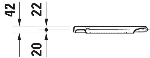 Duravit WC-Sitz „Starck 2“ 37 × 43,6 × 3,8 cm Duravit WC-Sitz „Starck 2“ 37 × 43,6 × 3,8 cm