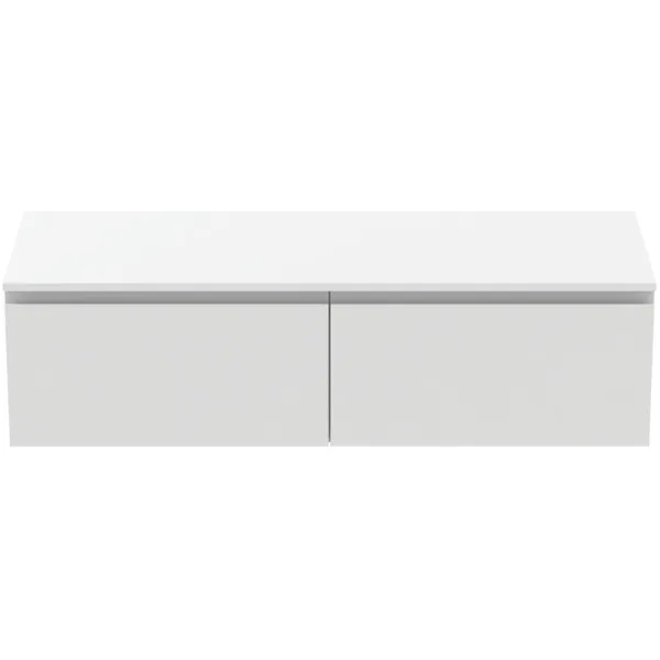 Ideal Standard Waschtischunterschrank „Finesse“ 140,2 × 37,8 × 50,5 cm Weiß matt lackiert Ideal Standard Waschtischunterschrank „Finesse“ 140,2 × 37,8 × 50,5 cm Weiß matt lackiert