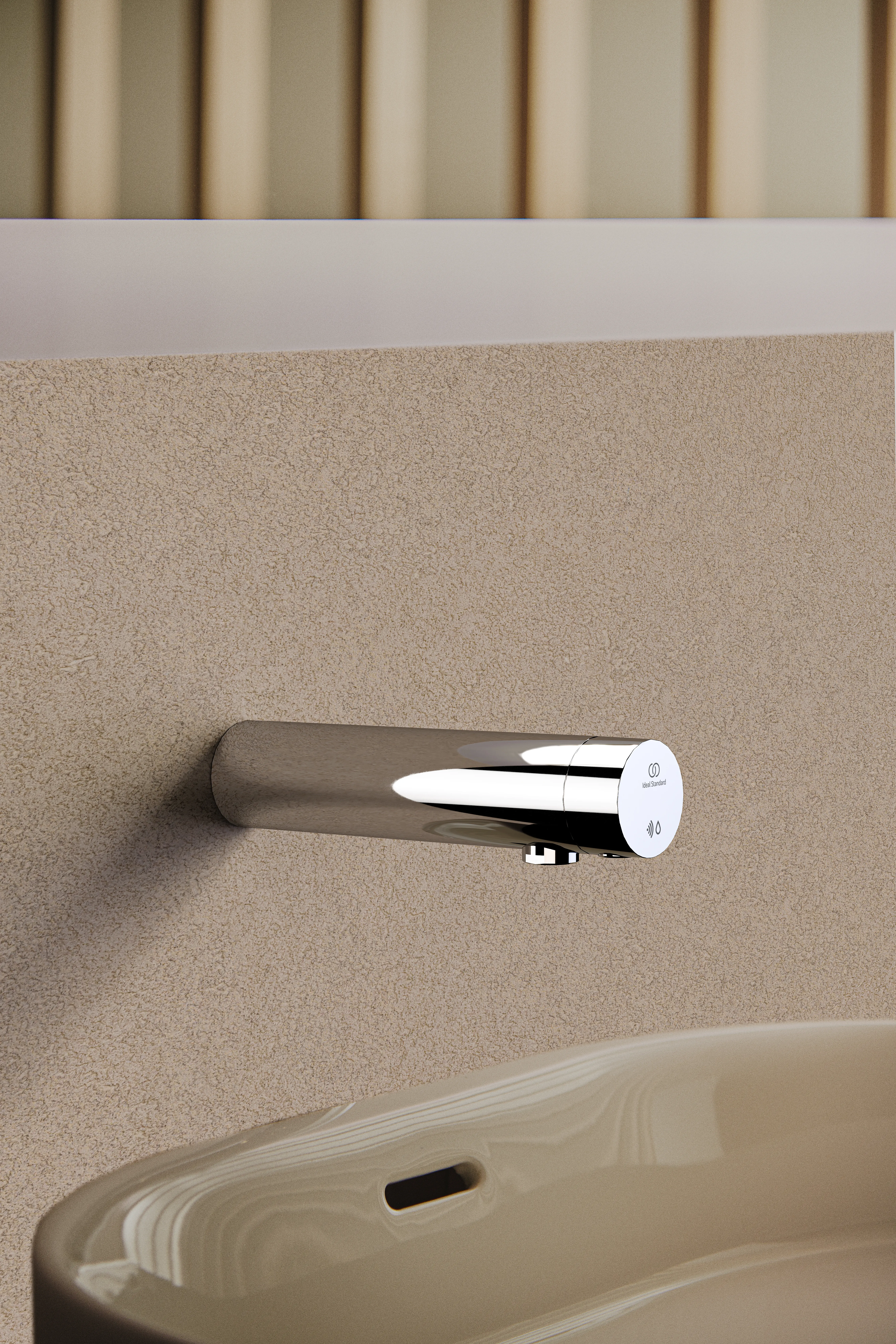 Ideal Standard Sensor-Wand-Waschtischarmatur Sensorflow A7560AA, chrom Ideal Standard Sensor-Wand-Waschtischarmatur Sensorflow A7560AA, chrom