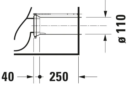Stand-WC Big Toilet Starck 3 740 mm Tiefspüler, fürSPK, Abg.Vario, weiß Stand-WC Big Toilet Starck 3 740 mm Tiefspüler, fürSPK, Abg.Vario, weiß