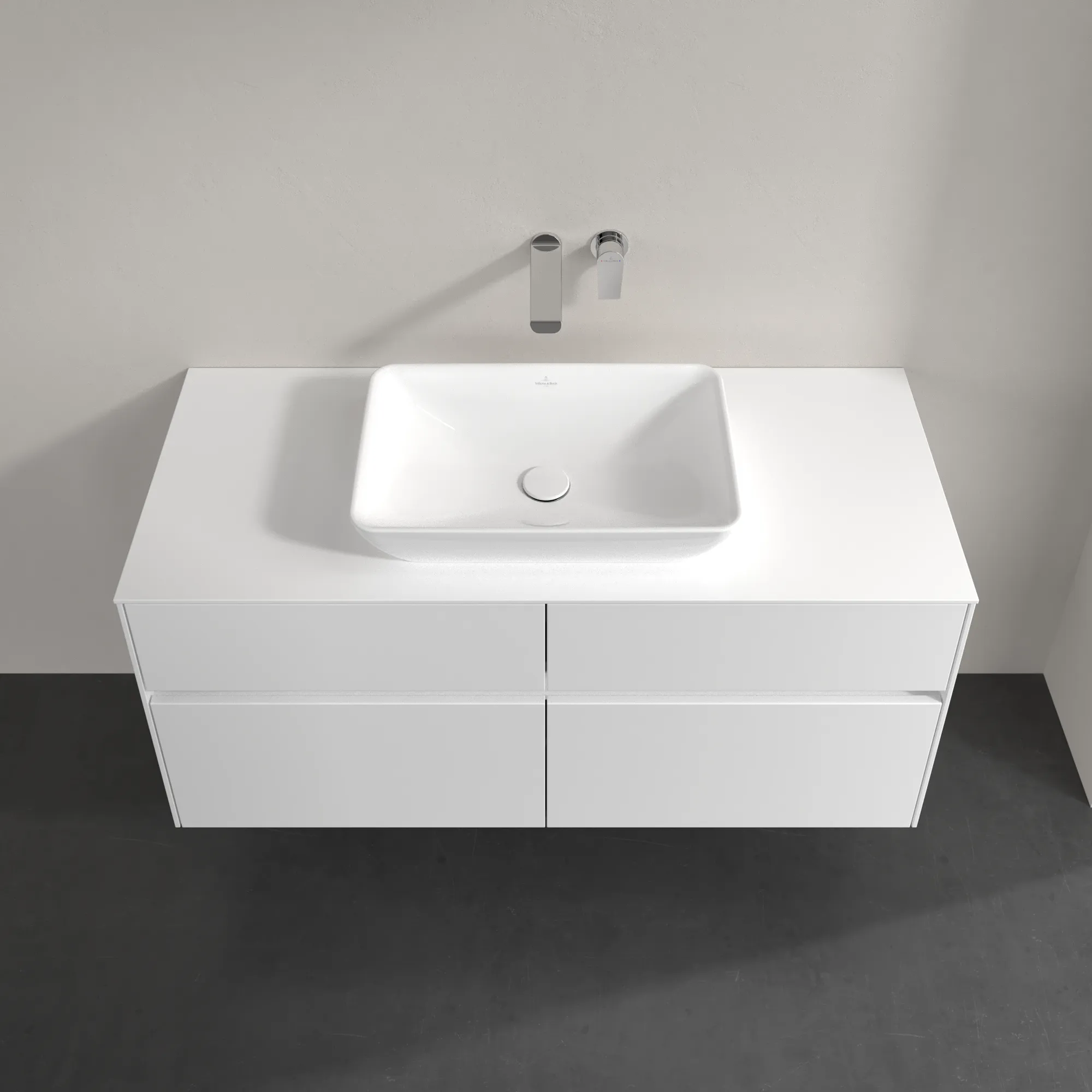 Villeroy & Boch Collaro Waschbeckenunterschrank C11200 Glossy White Villeroy & Boch Collaro Waschbeckenunterschrank C11200 Glossy White