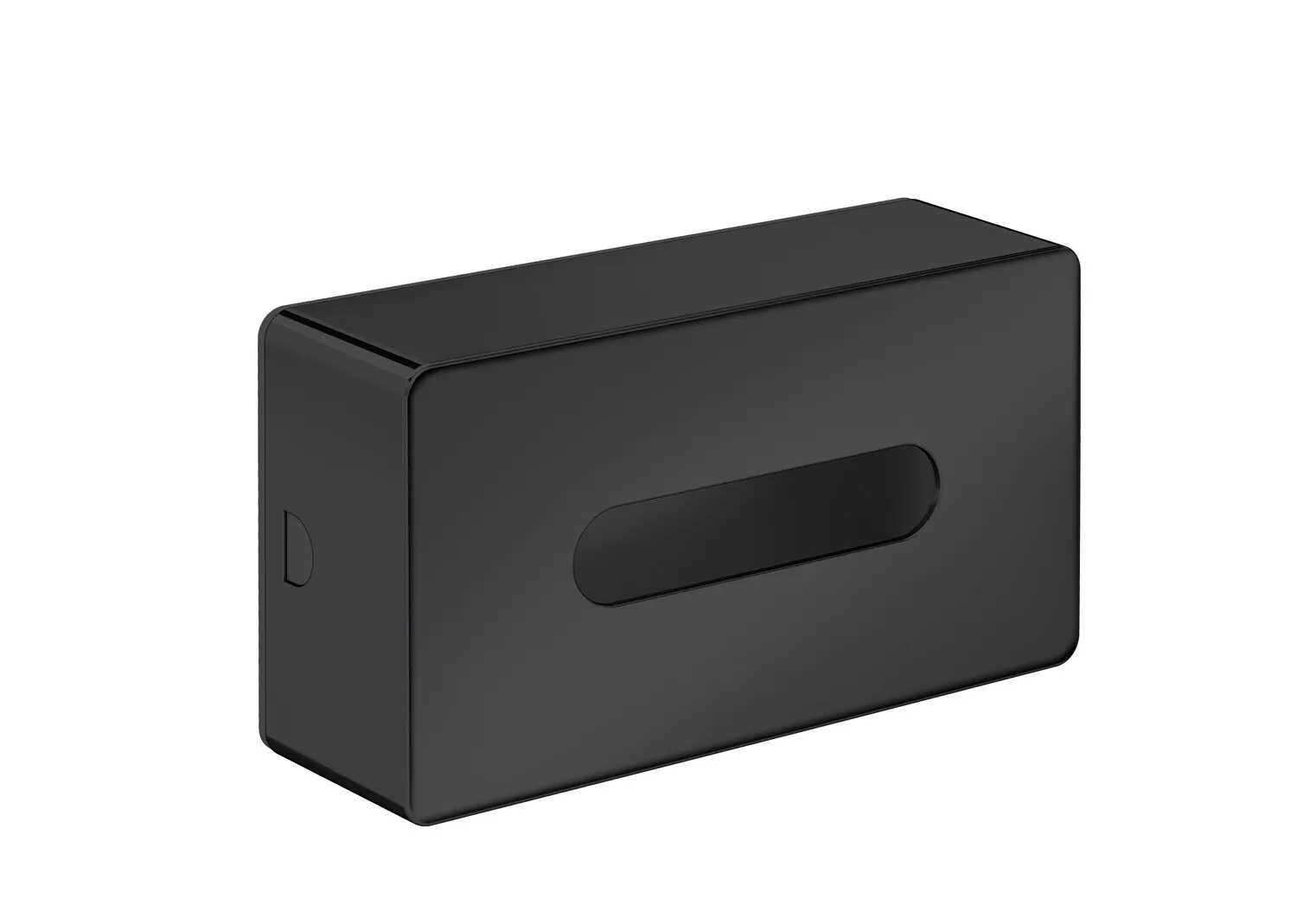 emco Kosmetiktuchbox „loft“ 25,1 × 7,9 × 14,1 cm in schwarz, Befestigung verdeckt emco Kosmetiktuchbox „loft“ 25,1 × 7,9 × 14,1 cm in schwarz, Befestigung verdeckt