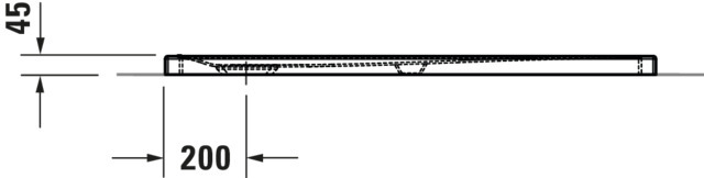 Duravit rechteck Duschwanne „Tempano“ 120 × 90 cm 