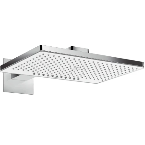 Kopfbrause Rainmaker Select 460 2jet EcoSmart weiss/chrom mit Brausearm 450mm Kopfbrause Rainmaker Select 460 2jet EcoSmart weiss/chrom mit Brausearm 450mm