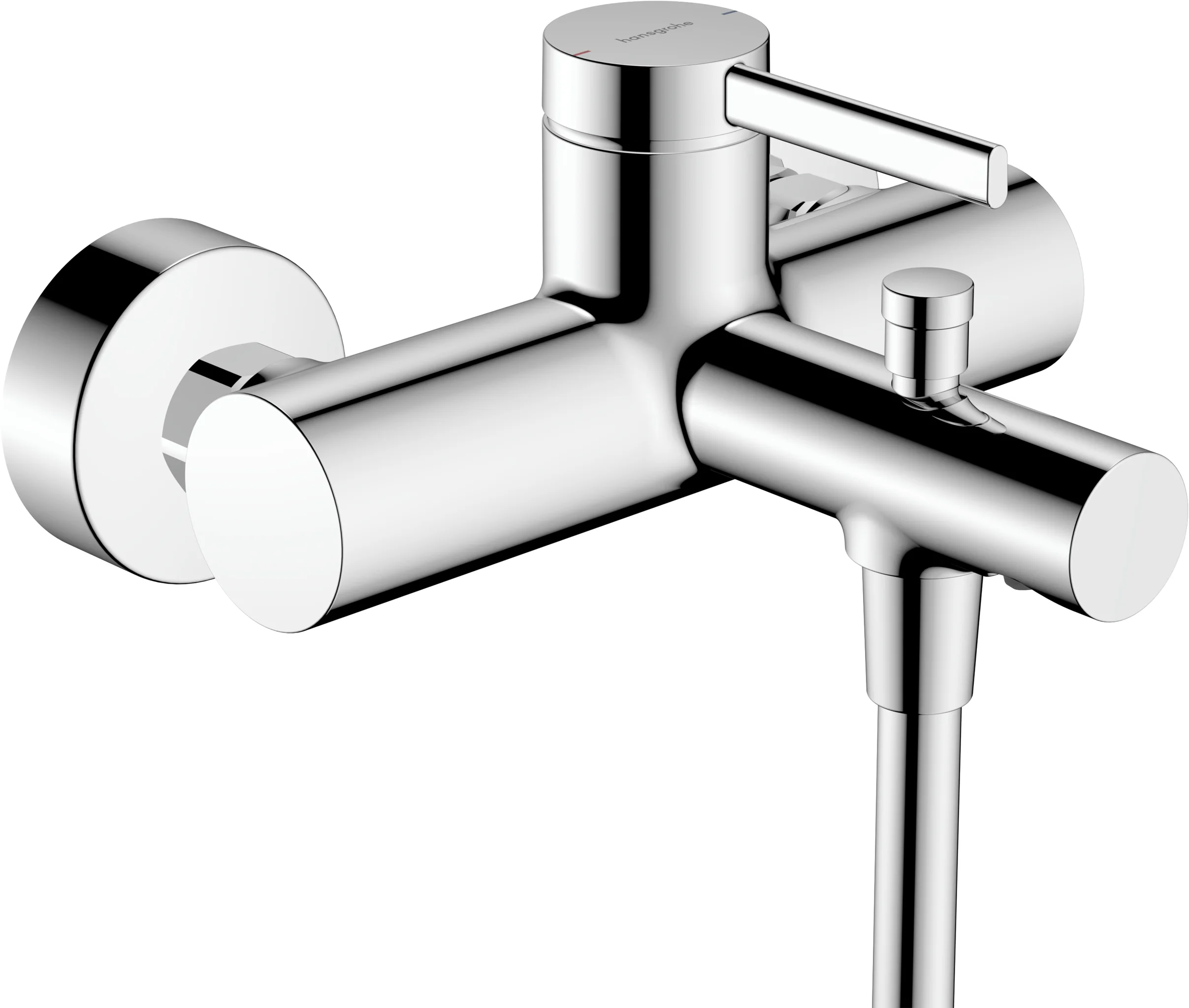 Hansgrohe Zesis S Einhebel-Wannenmischer Aufputz, Chrom, Ausladung 175 mm, DN15, 2 Verbraucher Hansgrohe Zesis S Einhebel-Wannenmischer Aufputz, Chrom, Ausladung 175 mm, DN15, 2 Verbraucher