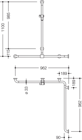 HEWI Haltegriff „Serie 805 Classic“