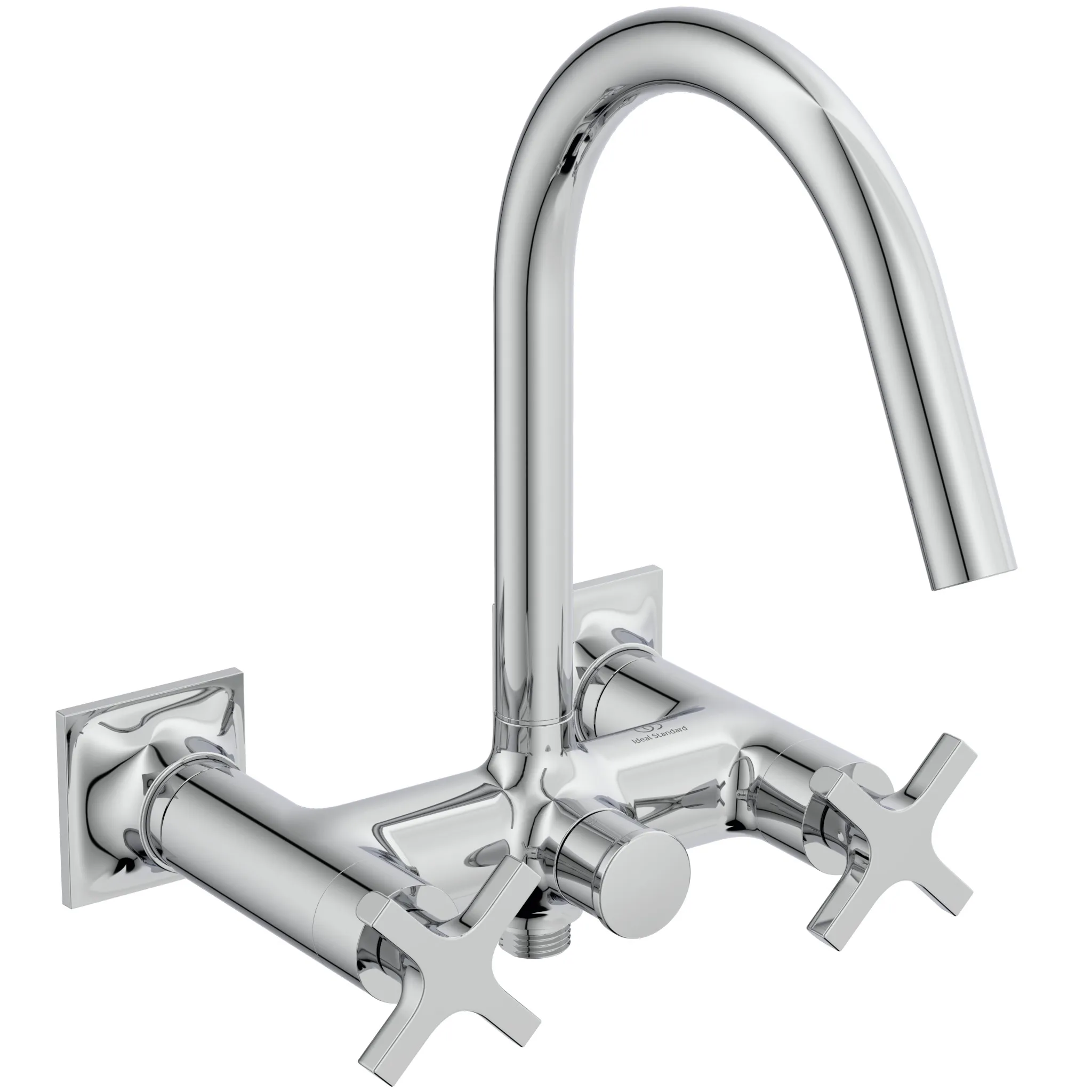 Badearmatur Aufputz Joy Neo Ausladung 190mm Kreuzgriffe Magnetic Grey Badearmatur Aufputz Joy Neo Ausladung 190mm Kreuzgriffe Magnetic Grey