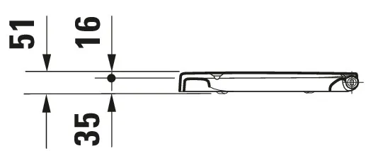 Duravit WC-Sitz „Vero“ 34 × 42,8 × 4,5 cm in Weiß Hochglanz