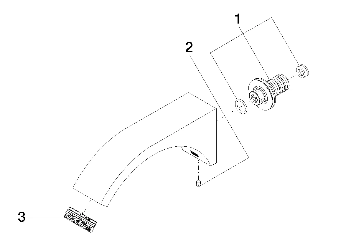 Wannenauslauf für Wandmontage CYO Chrom 13801811 Wannenauslauf für Wandmontage CYO Chrom 13801811