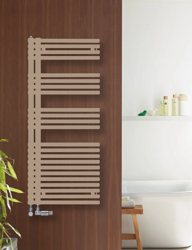 Zehnder Forma Asym HTW Badheizkörper LFAER-120-60/DD Beige Quarz