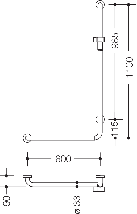 HEWI Haltegriff „Serie 805 Classic“