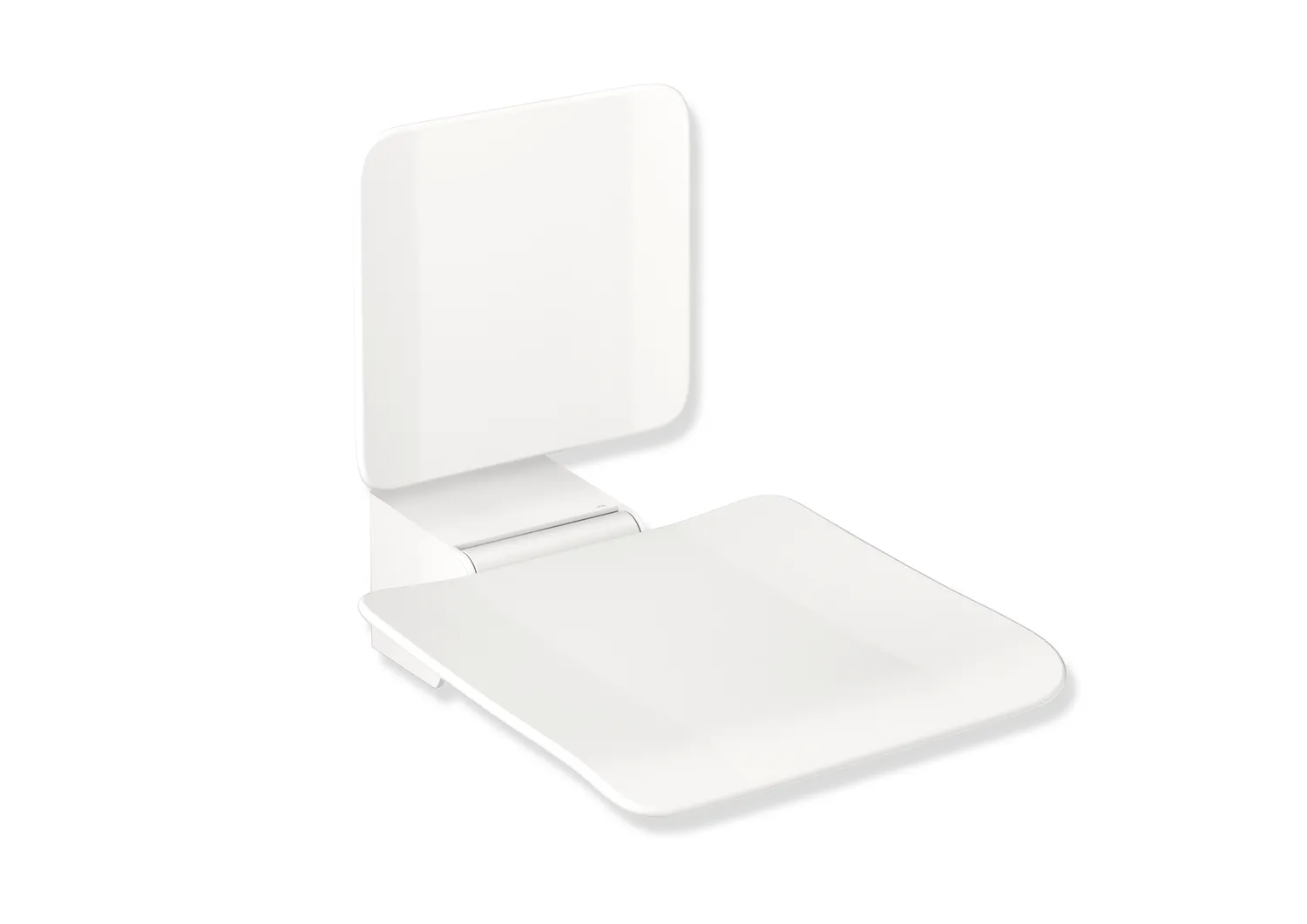 Klappsitz „System 900“ in Weiß tiefmatt / Signalweiß matt Klappsitz „System 900“ in Weiß tiefmatt / Signalweiß matt