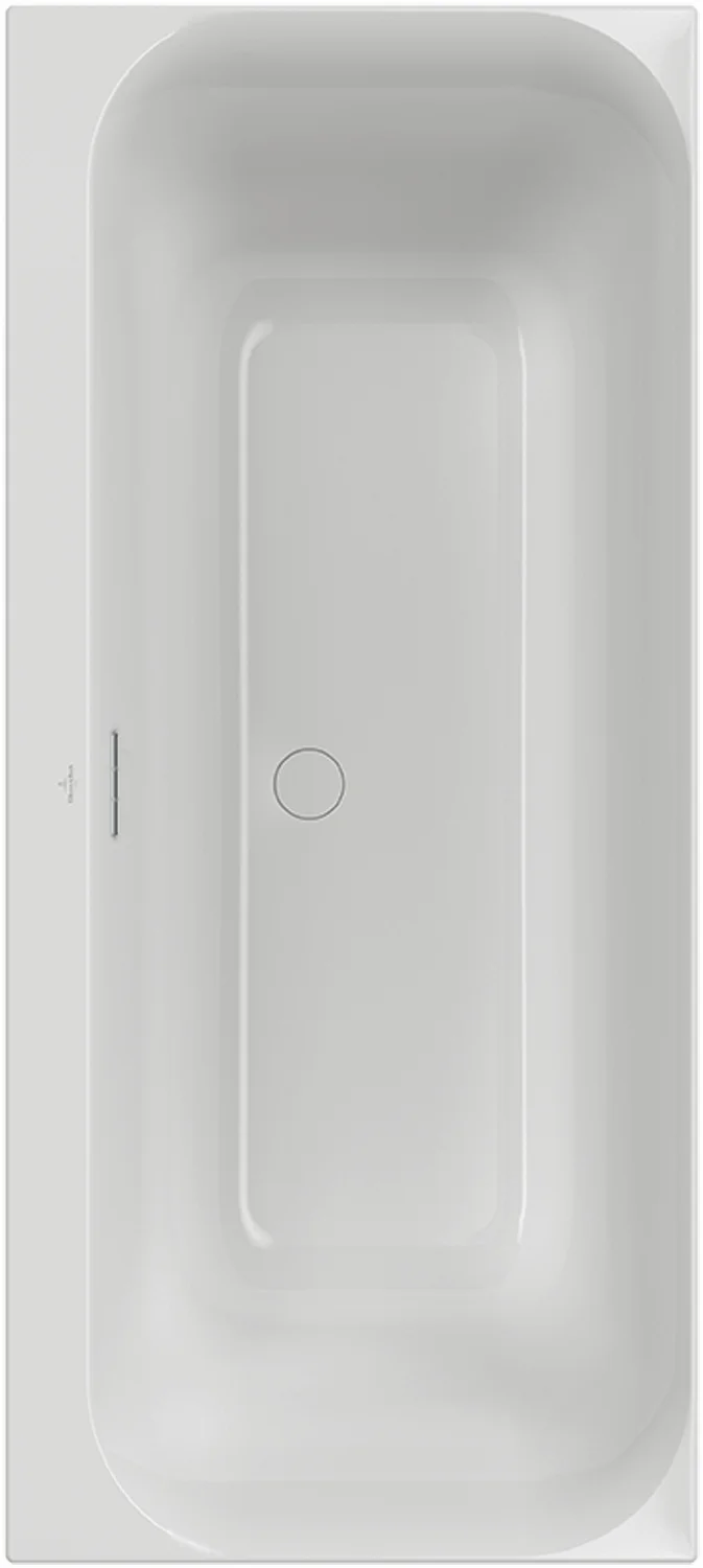 Villeroy & Boch Loop & Friends Badewanne Square UBA180LSF2V, Rechteck, Weiß Alpin