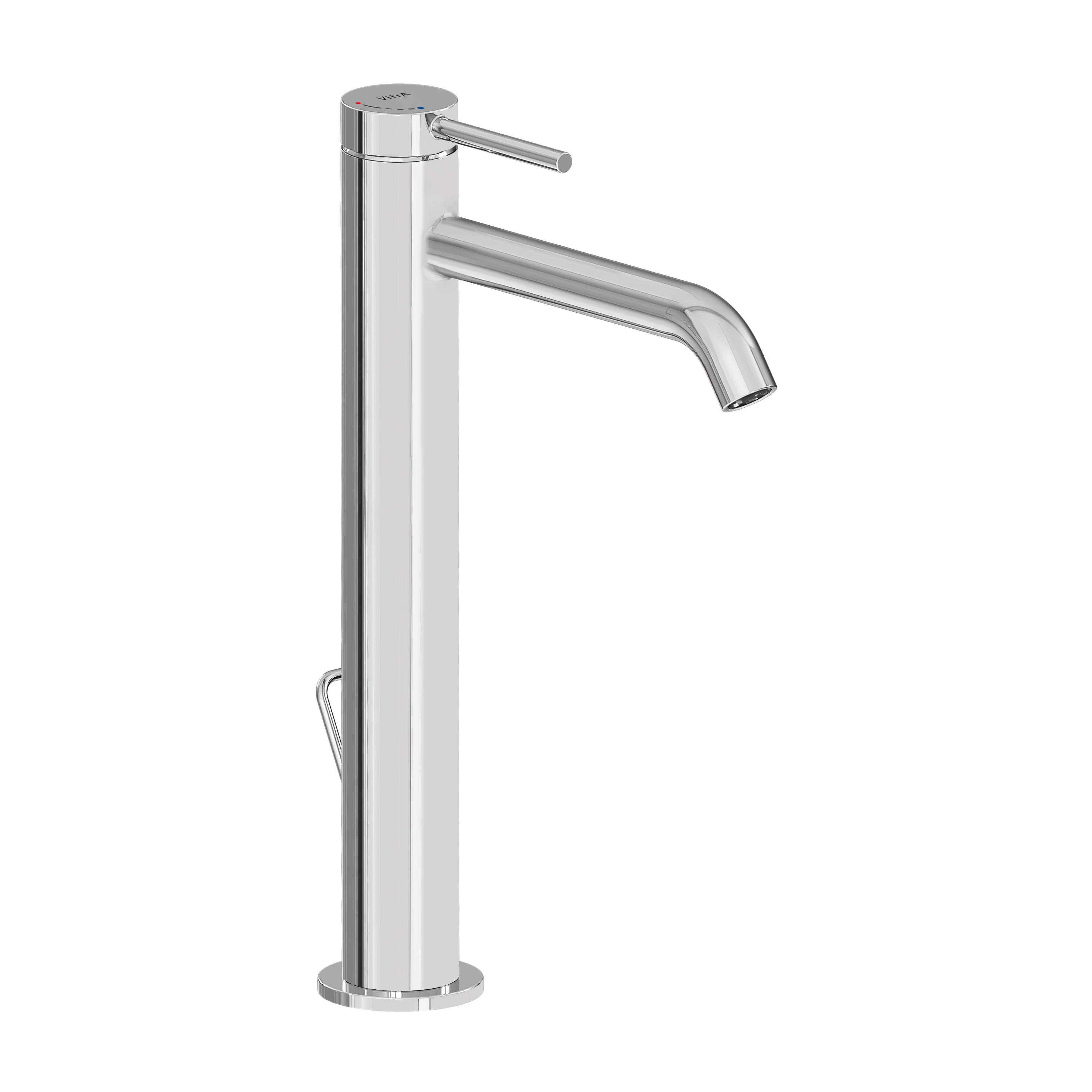 Minimax Round Einhebel-Waschtischmischer mit Ablaufgarnitur BluEco Höhe 32 cm Einlochmontage Chrom