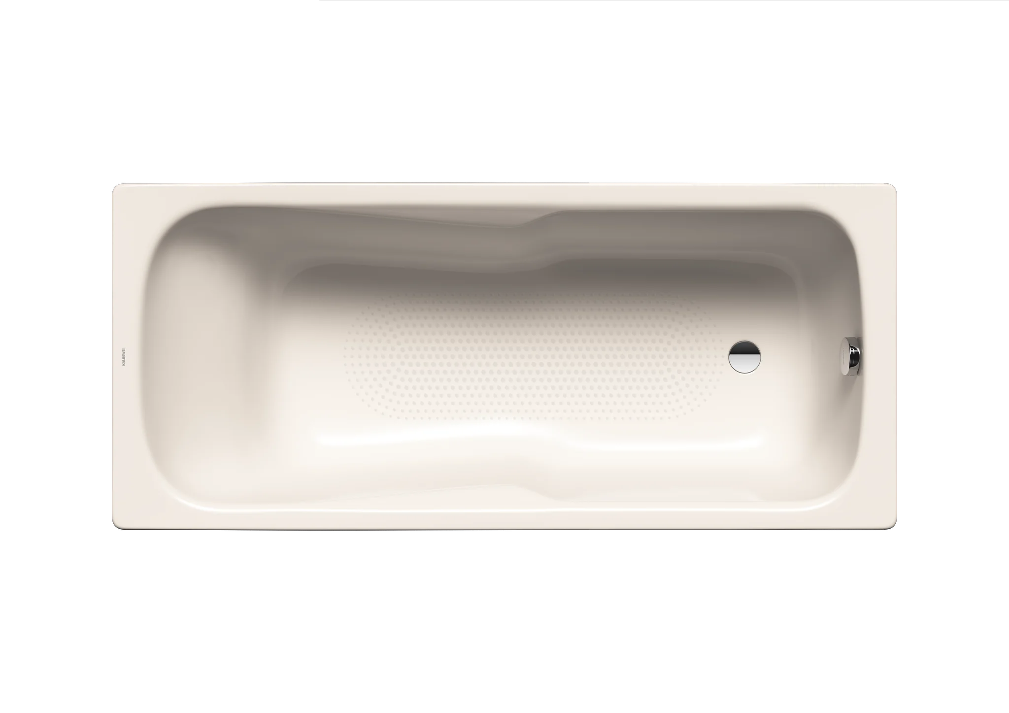Kaldewei DYNA SET Kombi-Badewanne, 1600x700 mm, pergamon, Perl-Effekt, Vollantislip