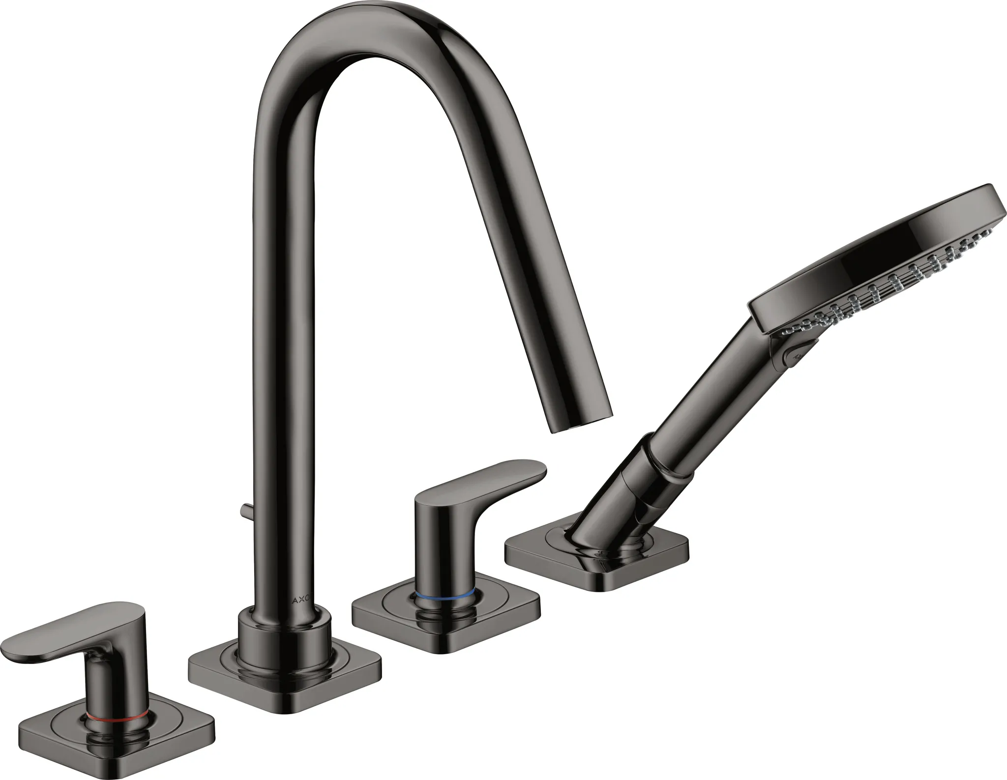 4-Loch Wannenarmatur Axor Citterio M F-Set f.Fliesenrand chrom mit Hebelgriff