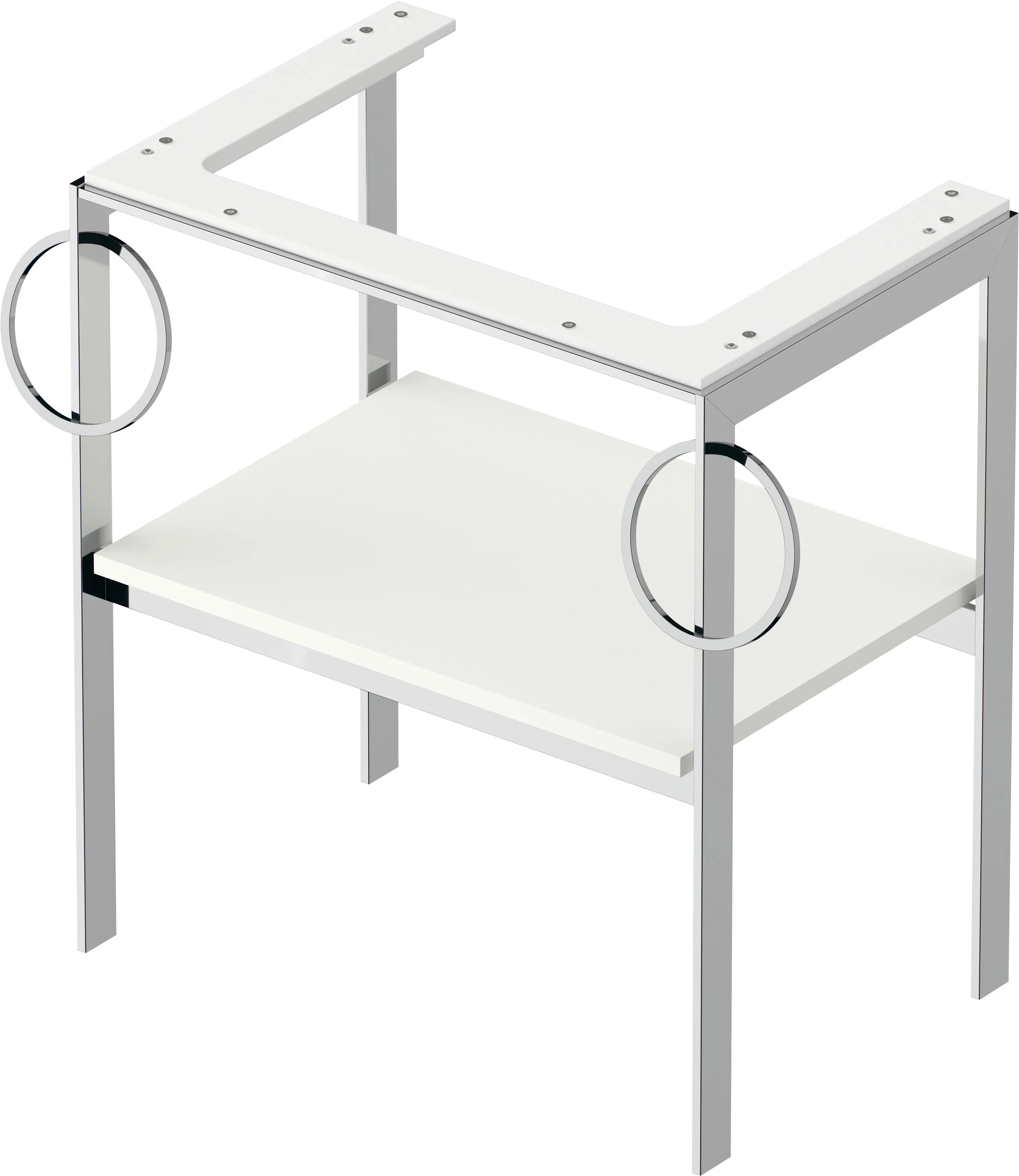 Duravit Konsole „White Tulip“ in Weiß Seidenmatt Duravit Konsole „White Tulip“ in Weiß Seidenmatt