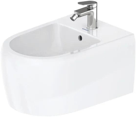 Duravit Wand-Bidet „Qatego“, Befestigung sichtbar 38,5 × 57 × 28,5 cm Duravit Wand-Bidet „Qatego“, Befestigung sichtbar 38,5 × 57 × 28,5 cm
