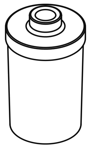 HEWI Seifenspender „System 815“ 7 × 7 × 12,1 cm