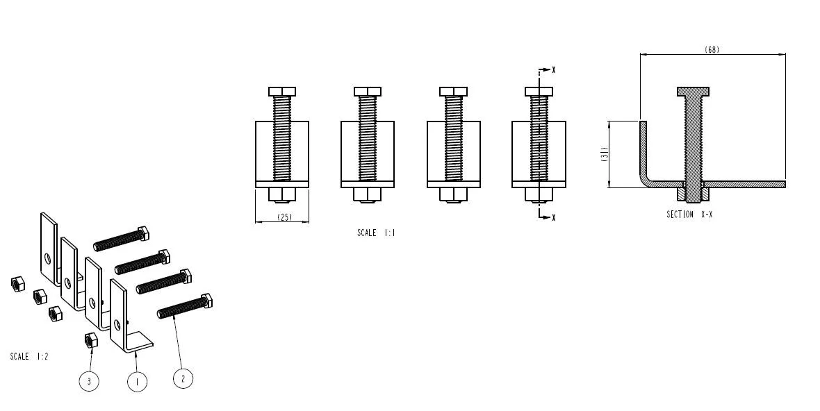VitrA Ersatzteil Montageset für Einbauwaschtische VitrA Ersatzteil Montageset für Einbauwaschtische