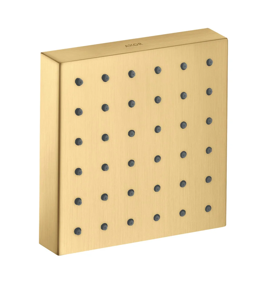 Hansgrohe AXOR ShowerSolutions Brausemodul 120/120 Unterputz eckig, Brushed Gold Optic
