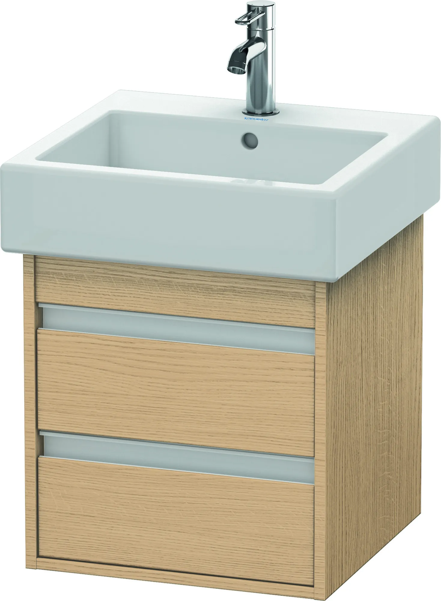 Duravit Waschtischunterschrank wandhängend „Ketho“ 45 × 48 × 44 cm Eiche Natur