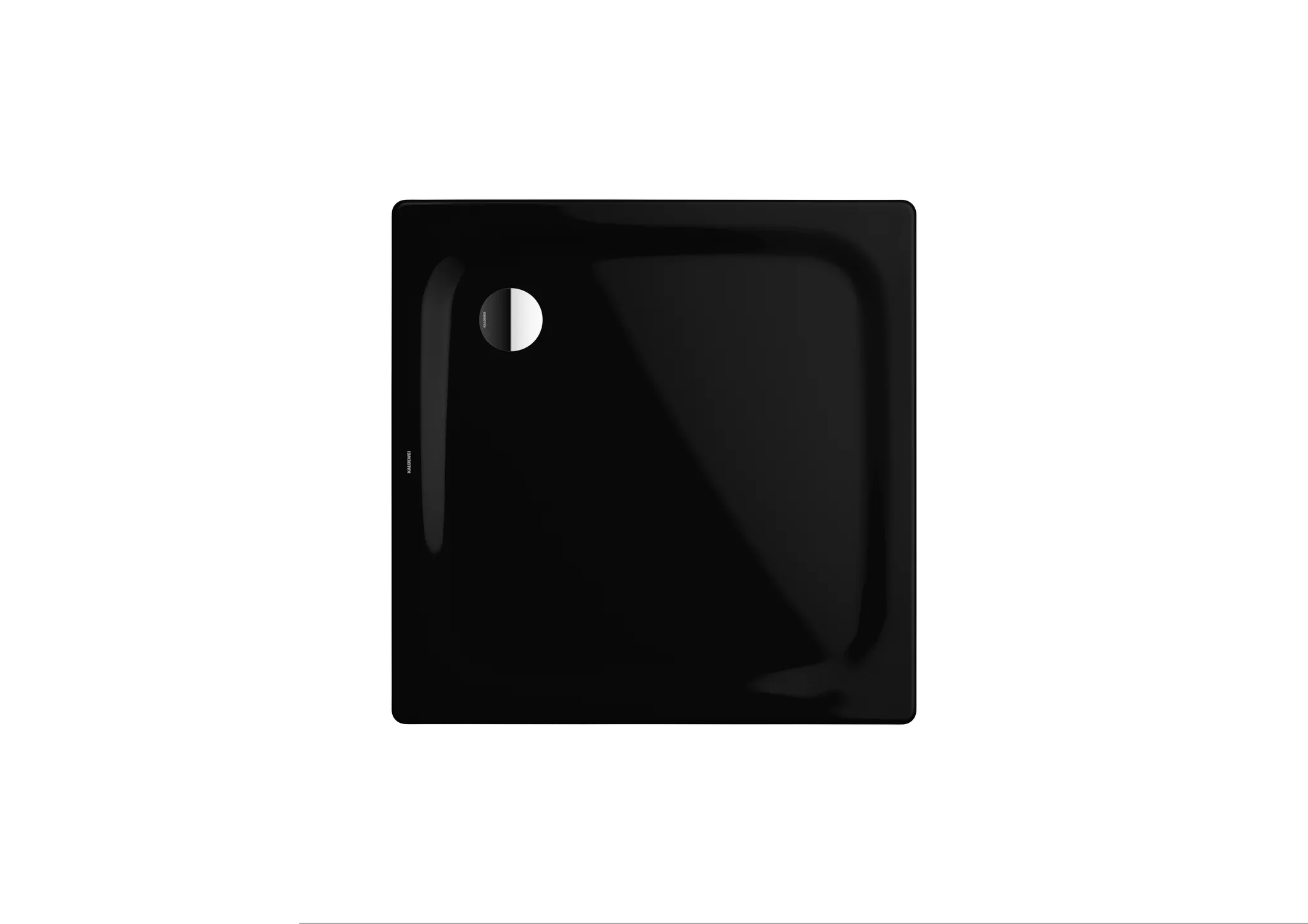 Kaldewei quadrat Duschwanne „Superplan Classic“ 90 × 90 cm ohne Oberflächenbeschichtung, ohne Oberflächenveredelung, in schwarz