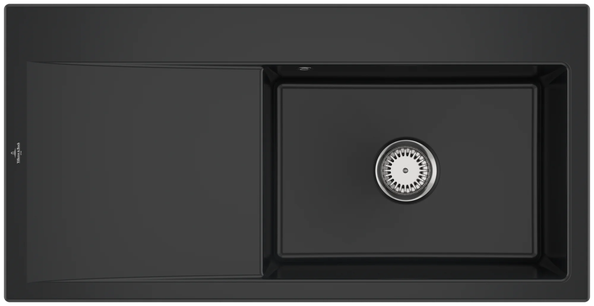 Villeroy & Boch Subway Style 60 Einbauspüle, 1000x510mm, Pure Black