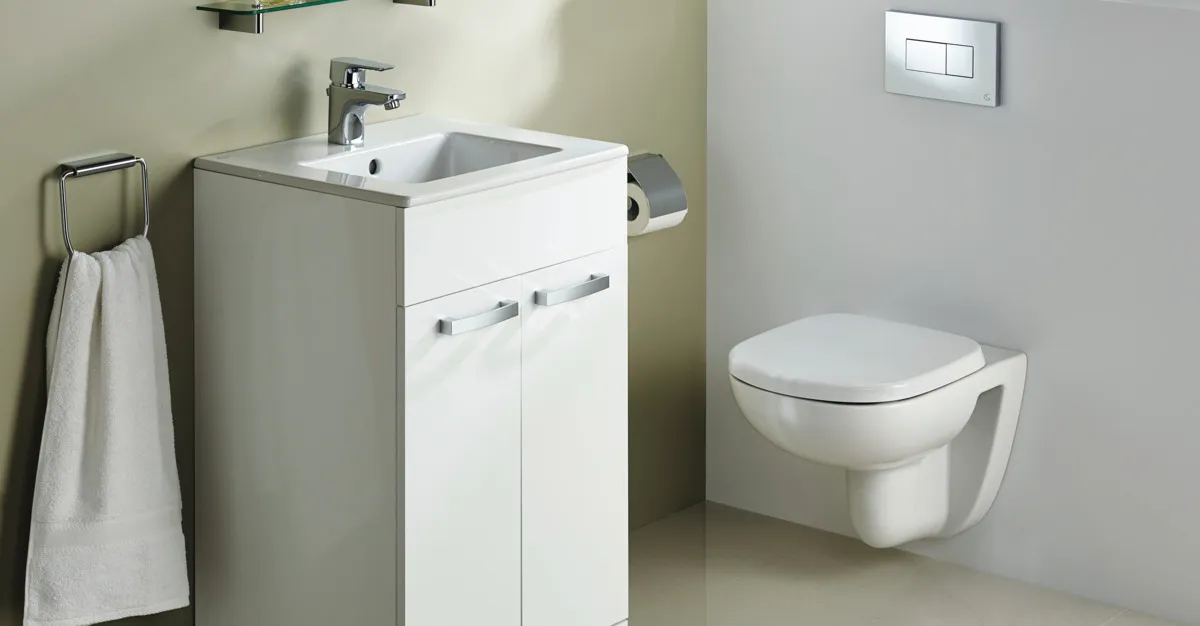 Waschbecken „Eurovit“ 51 × 45 × 15,5 cm, Hahnlochposition mittig Waschbecken „Eurovit“ 51 × 45 × 15,5 cm, Hahnlochposition mittig