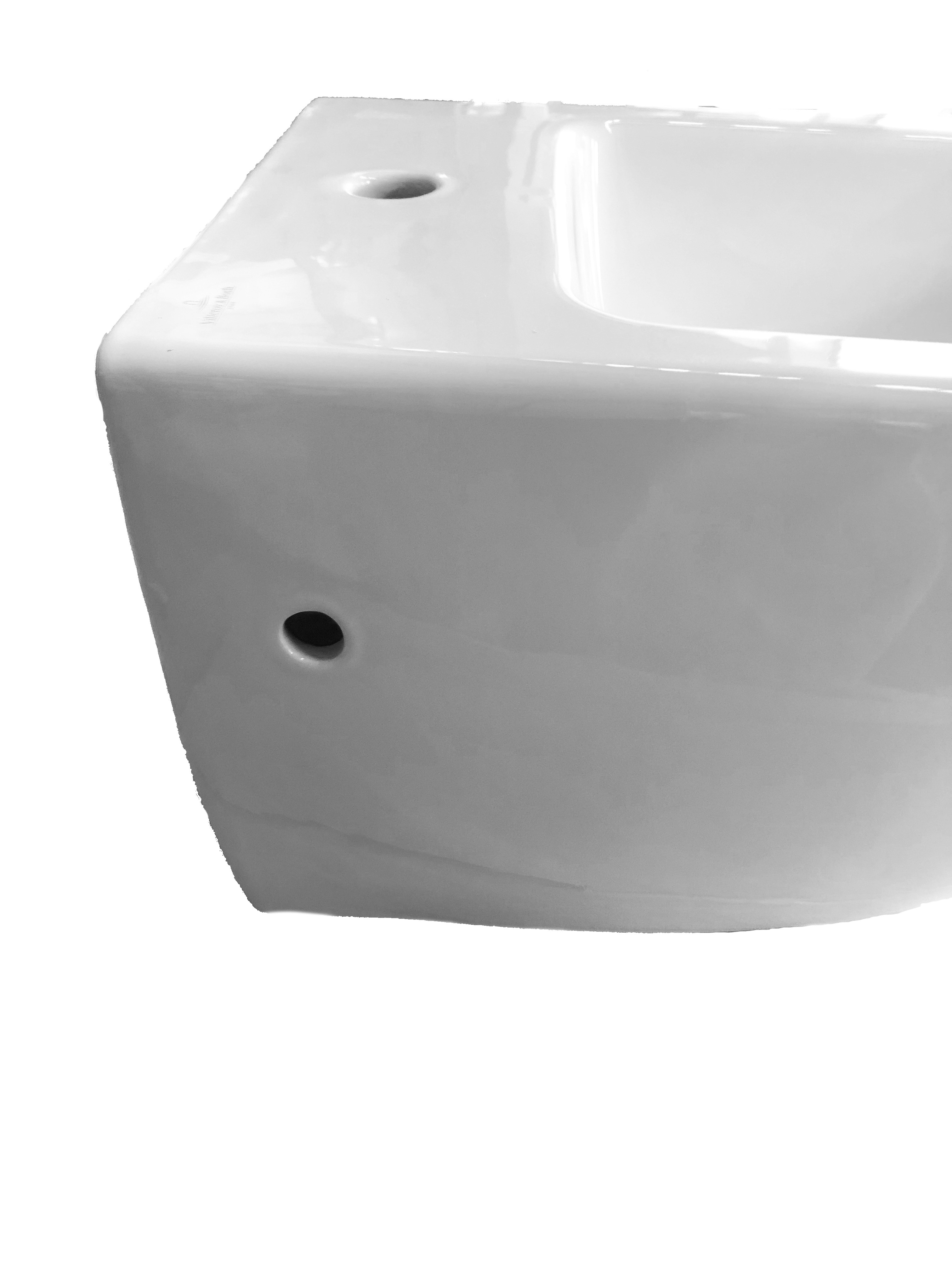 Bidet „Subway“ 37 × 56 cm, mit CeramicPlus