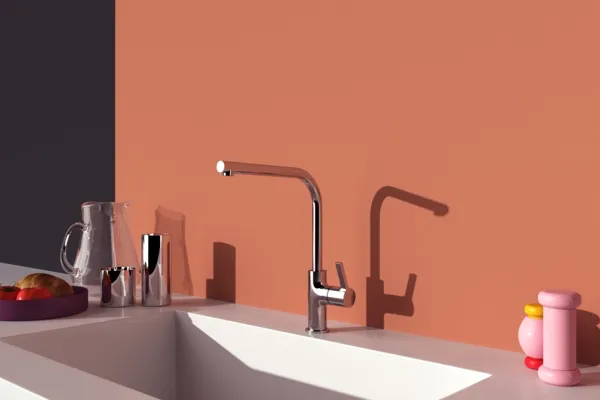 Ideal Standard Küchenarmatur Gusto Ausladung 232mm L-Auslauf Chrom Ideal Standard Küchenarmatur Gusto Ausladung 232mm L-Auslauf Chrom