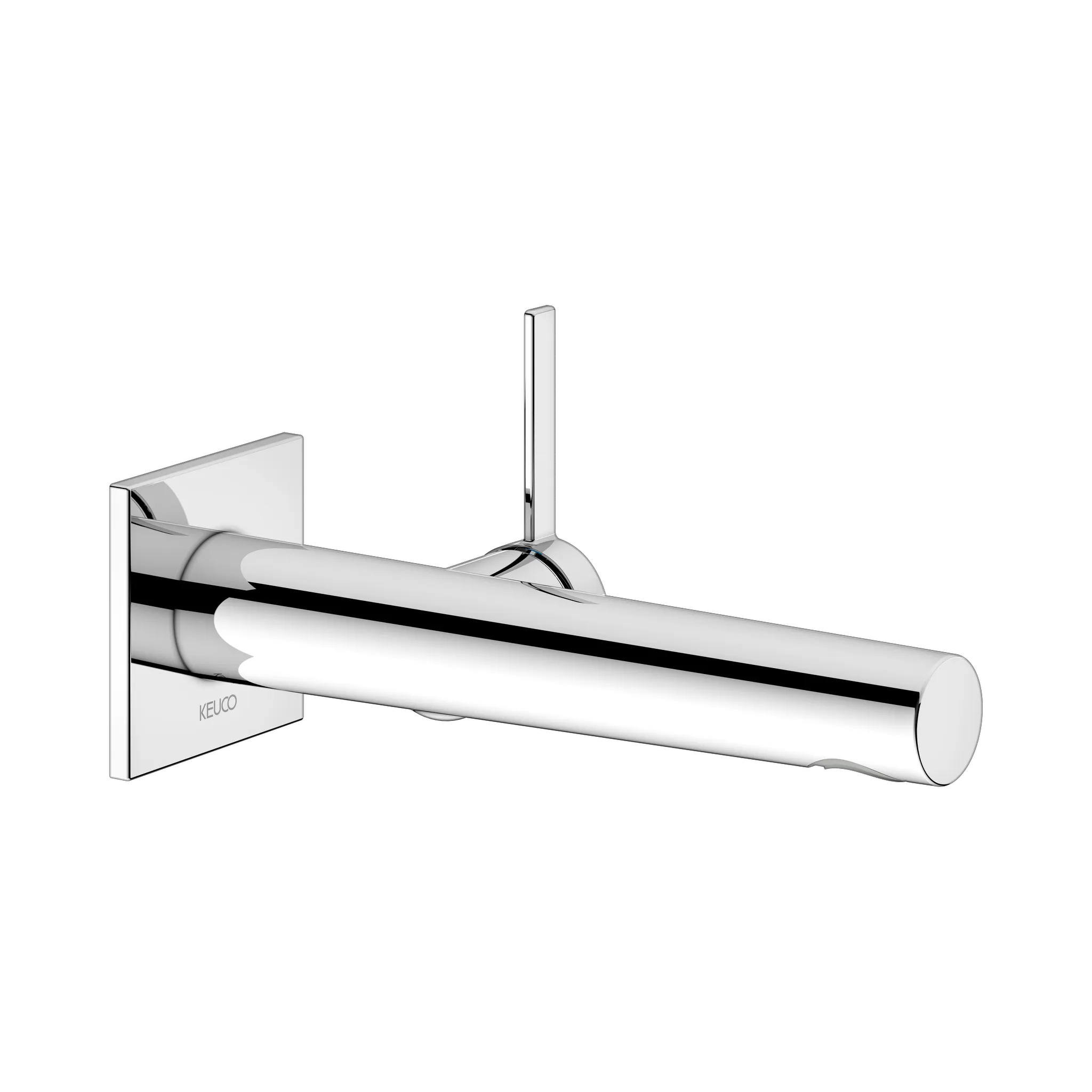 KEUCO IXMO Einhebel-Waschtischmischer Unterputz 1 Loch IXMO Pure für Wandmontage, eckig Ausladung 197 mm/IXMO Pure verchromt