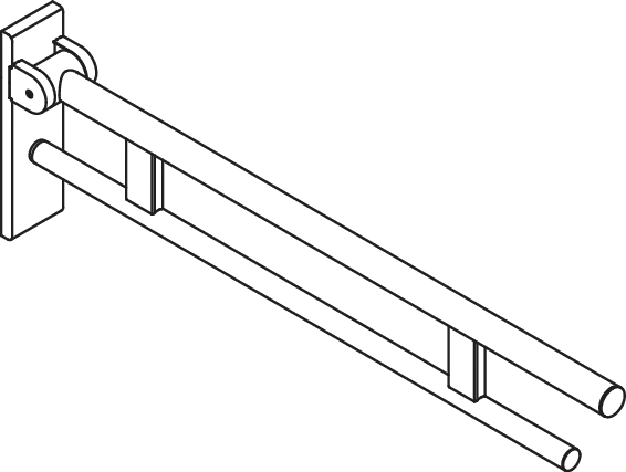 HEWI Stützklappgriff „System 900“