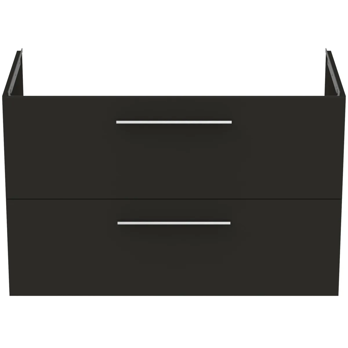 Möbelwaschtischunterschrank i.life B 2 Auszüge Siphonausschnitt auf der rechten Seite 1000x505x630mm Weiß matt Möbelwaschtischunterschrank i.life B 2 Auszüge Siphonausschnitt auf der rechten Seite 1000x505x630mm Weiß matt