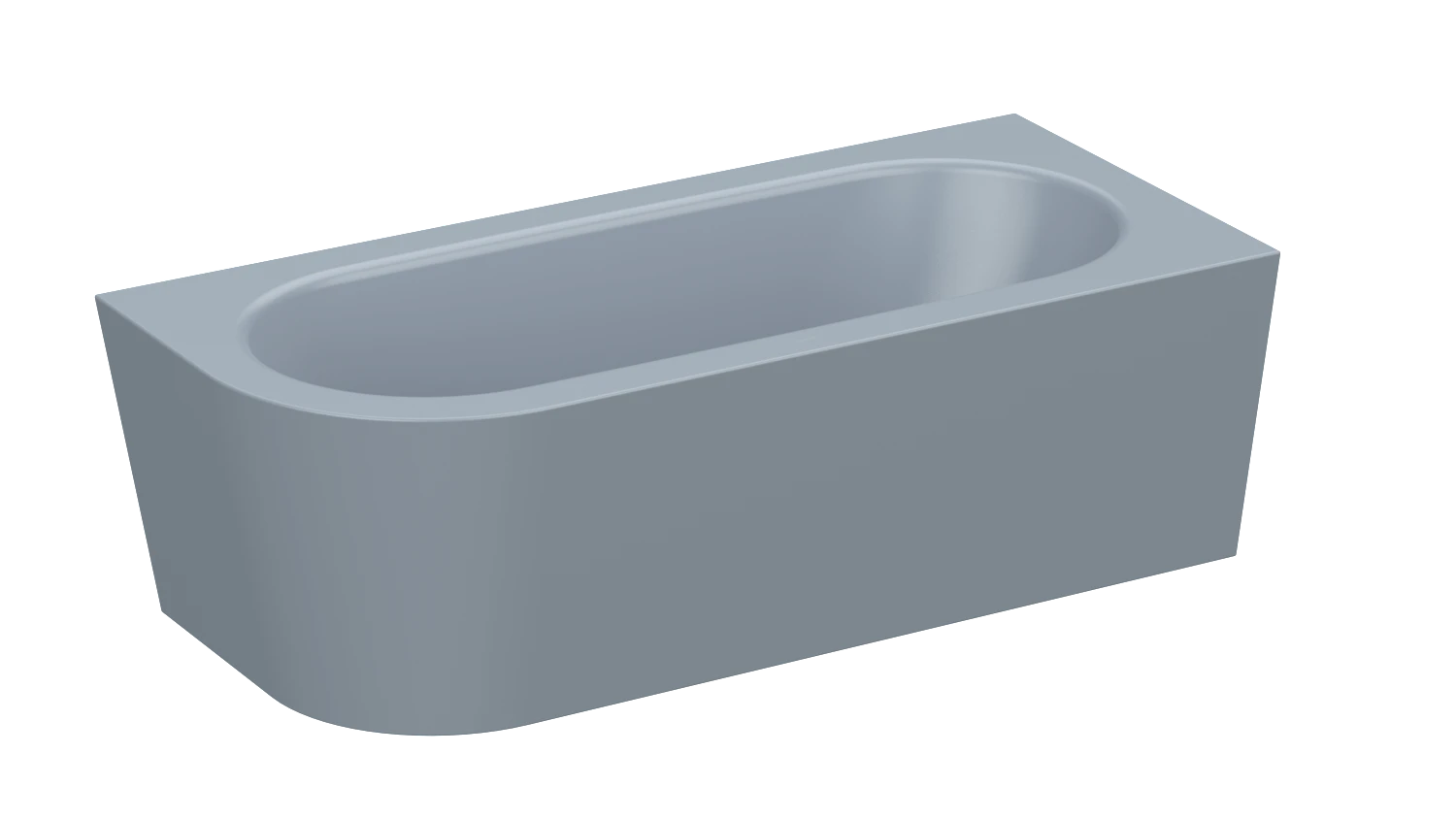 Bette rechteck Badewanne „BetteStarlet V Silhouette“ 175 × 80 cm in Blue Satin